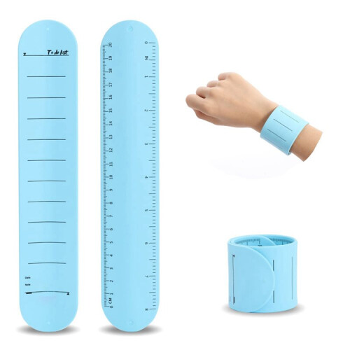 Wearable Nurse Notepad Wristbands, 4 Pack Silicone Reminder Bracelet Write  Memo, 2