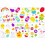 Easter gel clings egg bunny chick window stickers 6 pcs 1