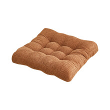 3D Meditation Cushion, 40x40x10cm Square Corduroy Floor Cushion for Yoga, Living Room & Tatami – Brown