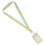 2 Pieces Lanyard Certificate Holder ID Card with Detachable Versatile Student 1