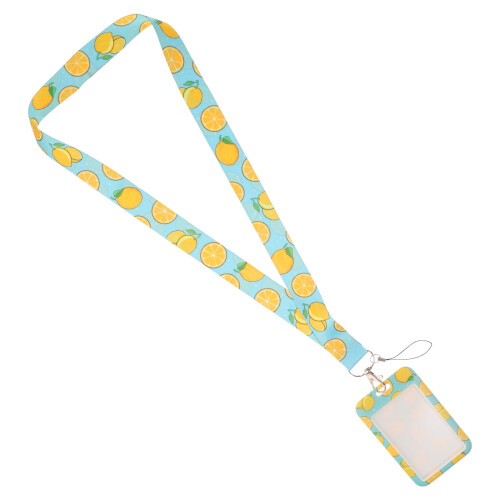 2 Pieces Lanyard Certificate Holder ID Card with Detachable Versatile Student