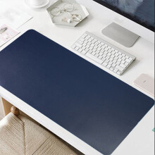 Large Leather Desk Pad with Natural Cork & PU Leather, Non-Slip, Waterproof – 11.8x23.62 in, Compatible with Office & Home