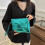 Kabelka Envelope Clutch Metallic PU 1 kus 8