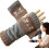 Women's Fingerless Knitted Gloves with Cat Embroidery 1