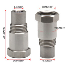 Steel Oxygen Sensor Extension Connector Universal 1.5mm