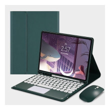 Retro Touch Keyboard and Mouse Case compatible with iPad Pro 11 (2021) - Stylish Protection and Enhanced Typing Experience