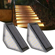 Solar Step Lights Outdoor Waterproof for Deck Pathway
