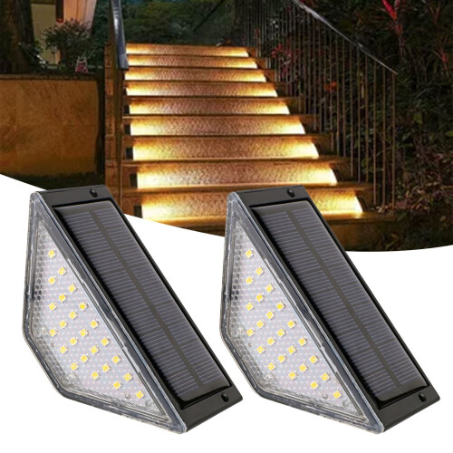 Solar Step Lights Outdoor Waterproof for Deck Pathway
