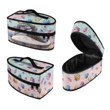 Seashell Pattern Portable Steamer Travel Organizer Large Size Smooth Zipper Irons Accessories, Case Only