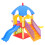 Mini Playground Adornment ABS Educational Toy 1 Pack 1