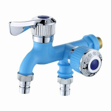【Double-Valve ABS Water Tap】Ceramic Core Faucet with External Control - Durable Outdoor/Indoor Use