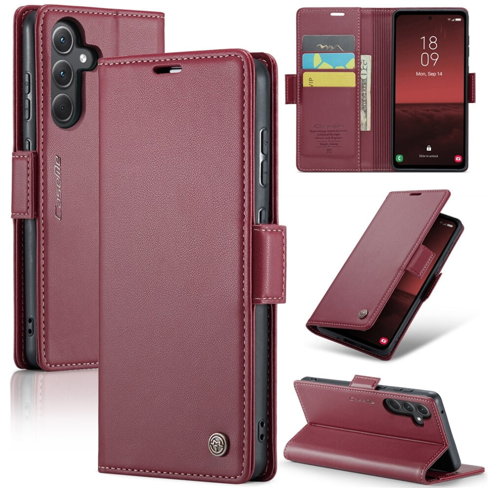 Caseme Leather Wallet Case For Samsung Galaxy A56 5G 9418476998003