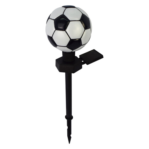 Solar LED Soccer Garden Light Outdoor Stake 1 Pack