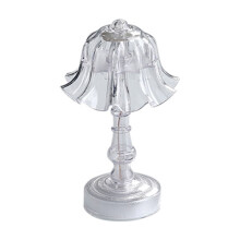Retro LED Table Lamp, Transparent European Style, Compact Night Light for Bedroom – Compatible with EU Sockets