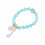 Crystal Stone Bracelet Set Rhinestone Flower Beaded 1