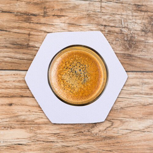 Sublimation Blank Cup Coasters White Square Canvas Rubber 1