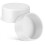 White PVC Pipe Drain Cap with Tight Seal 2 pcs 1