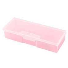 Nail Art Tool Organizer Transparent Plastic Storage Box 1