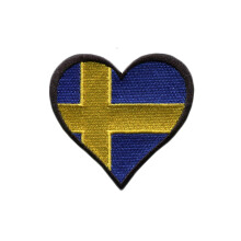 Sweden National Flag Patch Embroidered Tactical Iron-On or