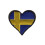 Sweden National Flag Patch Embroidered Tactical Iron-On or 1