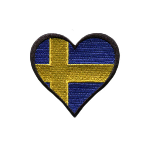 Sweden National Flag Patch Embroidered Tactical Iron-On or