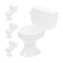 Toilet Seat Cake Topper Miniature Dollhouse Bathroom