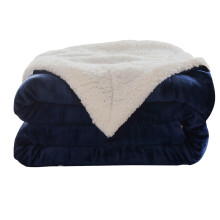 Flannel Lamb Wool Composite Blanket Double-Sided 150x200cm