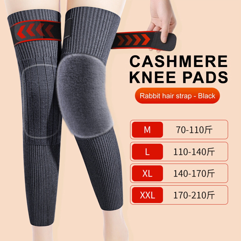 Thermal Knee Warmers Breathable Unisex Thick Elastic 1 Pair 9180435686510