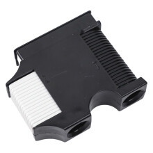 Boat Rail Cleat Clip Hanger ABS Black White 1 Pack