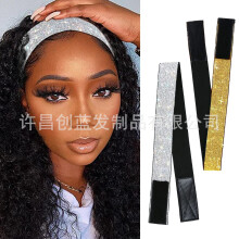 2 Stück elastisches Perückenband für den Haaransatz, verstellbar und rutschfest, für Lace-Front-Perücken, Haaransatzkanten, Perückenband und