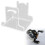 Fishing Reel Display Stand Transparent Beige 1 Pack 1