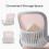 Ergonomic Desk Chair with Lumbar Support 250 lbs Pink 2