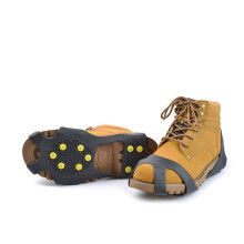 Ice Cleats for Shoes and Boots with 10 Steel-Rubber Spikes