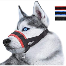 Nylon Dog Muzzle Adjustable Loop for Small Medium Large Dogs
