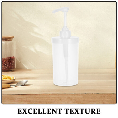 Flacon distributeur de sirop en plastique compact et précis (1 pièce) 2