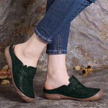 Women's Platform Wedge Sandals with Arch Support, Hollow Design, Baotou Flower Style – Summer Beach & Outdoor Sandals, Compatible with 2023 Styles