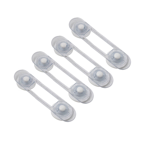 Children Security Locks Transparent Cabinet Door Latch Set