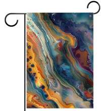 Marble Pattern Garden Flag Double Sided 12 x 18 Inch
