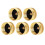 Brass Propane Tank Caps Pack of 5 for Cylinders 1