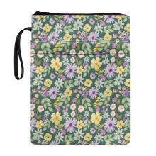 11.42 x 8.66 Inch Polyester Fabric Book Sleeve Protector Pouch - Protector Wrap Bag for Stationery, Accessories, Prayer