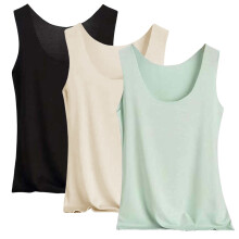 Women's Ice Silk Tank Top Khaki XXXL