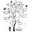 3D Acrylic Cat Tree Photo Frame Wall Decal 32x39 in 1