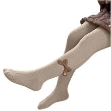 Collants d'hiver chauds et élastiques pour filles de 1 à 12 ans, couleur kaki