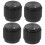 Potentiometer Caps for Guitar Volume Tone Knobs Black 4 Pcs 4