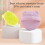 Baby Bath Brush Set Soft Silicone Bear Handle 2 Pack 1