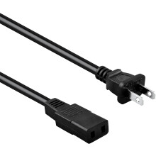 8ft 2-Prong Square AC Power Cord Cable Lead Compatible with Studer Revox Reel to Reel Tape Recorder A77 B77 MKI MKII PR99
