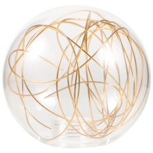Clear Glass Globe Lampshade Replacement for Ceiling Floor