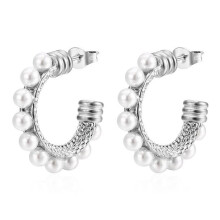 Drop Earrings for Women 14K Gold Plated Earrings, Lightweight Water-drop Earrings Wide Round Hoop Earrings