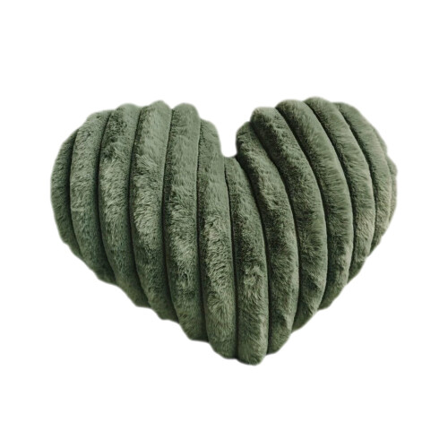 Heart-Shaped Plush Pillow Romantic Gift 45x35cm