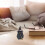 Cat-shaped resin broomstick decor for Halloween 4